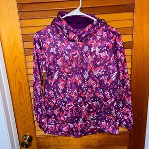 Under Armour Girls' Armour FleecePrinted Hoodie Rivalry - kids size large